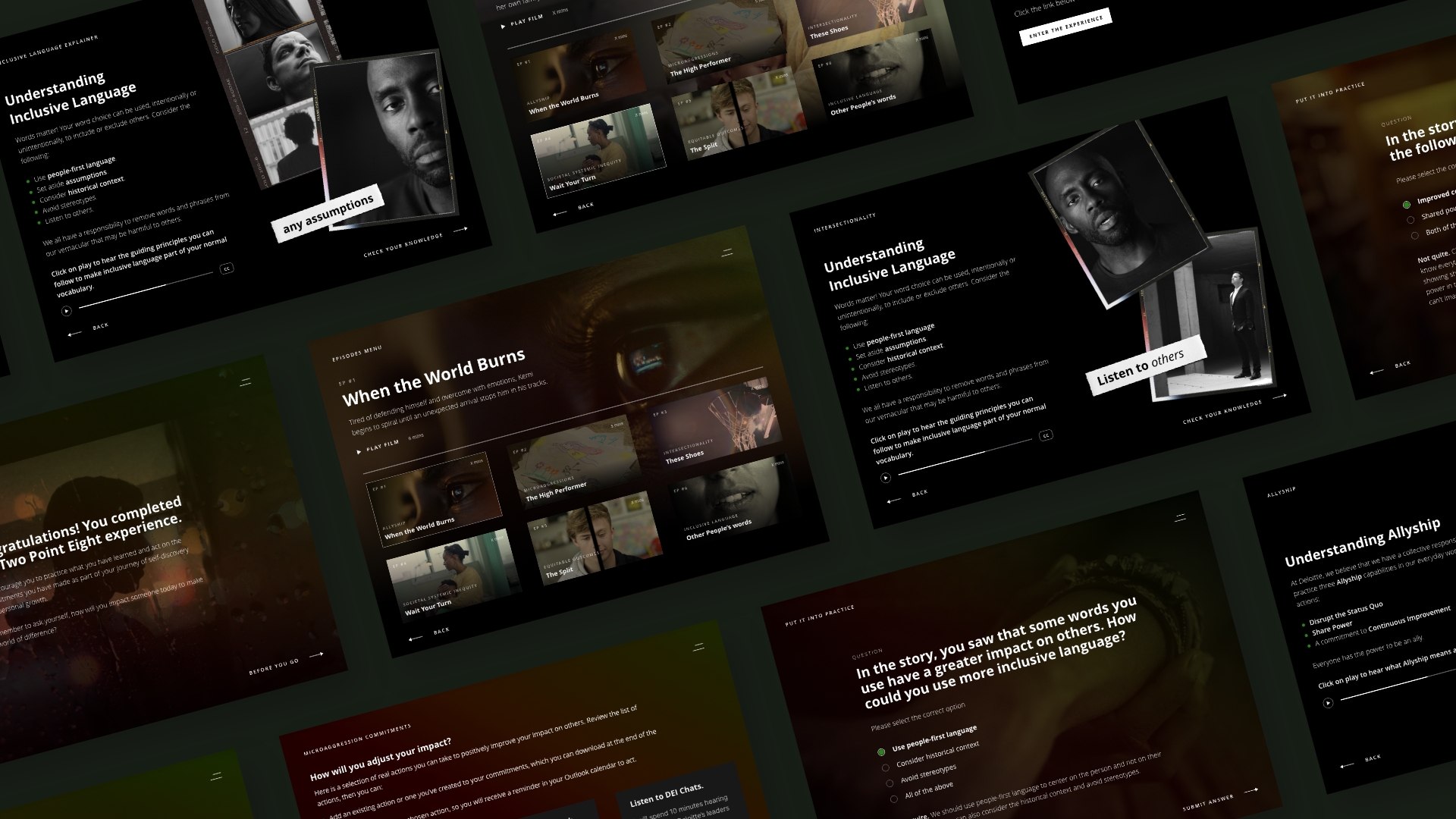 Two Point Eight — Deloitte DEI film series production